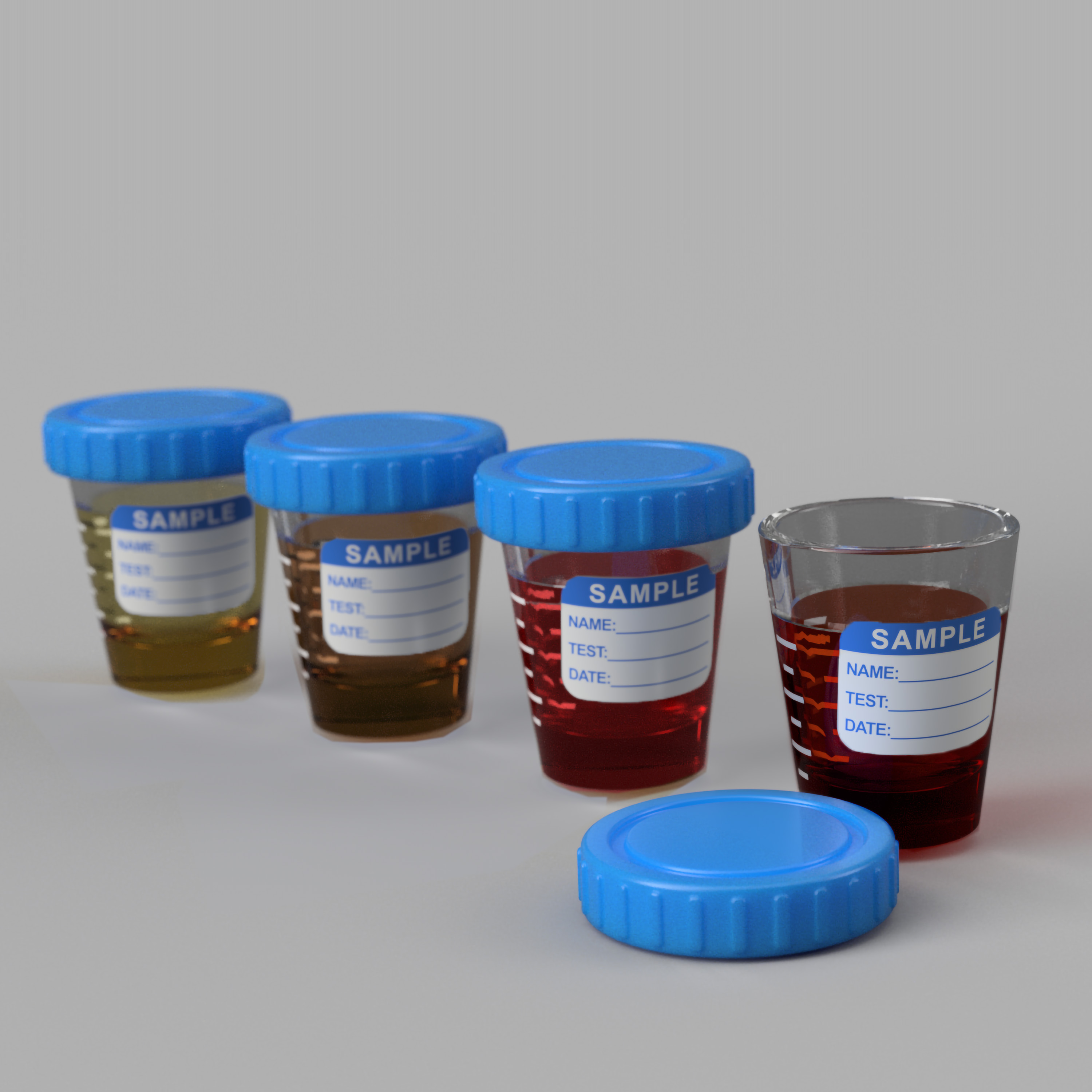 Hematuria Shot Glass Set